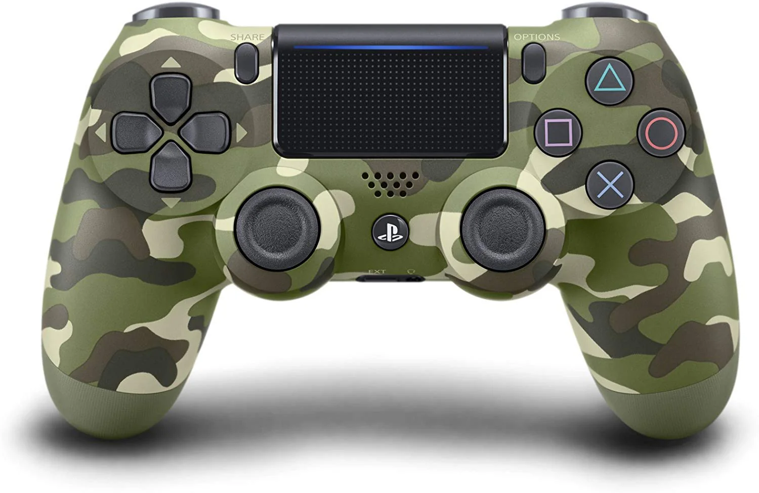 Sony Dualshock 4 Wireless Controller - V2 Green Cammo (PlayStation 4) - Image 2